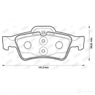 Тормозные колодки, комплект JURID 56GGHP 571989j 571069 57198 9 - Изображение 2
