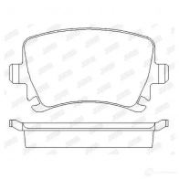 Тормозные колодки, комплект JURID 573158j 2 3914 573158 571773 - Изображение 2