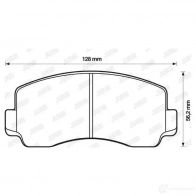 Тормозные колодки, комплект JURID 572299j 2051 2 571237 20699 - Изображение 2