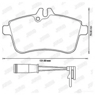 Тормозные колодки, комплект JURID 573230j 573230 2388 1 571895 - Изображение 2