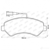 Тормозные колодки, комплект JURID 244 66 573261j 24467 571943 - Изображение 2