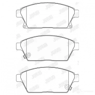 Тормозные колодки, комплект JURID 573325jc 572043 S EVY5V0 3306437224017 - Изображение 3
