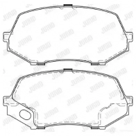 Тормозные колодки, комплект JURID 573662j 572245 29241 292 40
