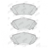 Тормозные колодки, комплект JURID 573440j 25 698 573440J 572174 - Изображение 2