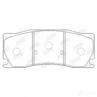 Тормозные колодки, комплект JURID CU8 K63Y 573861j 1437133408