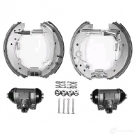 Барабанные тормозные колодки, комплект JURID 567877 381343j N5J0V 3 81343J