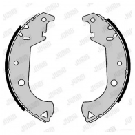 Барабанные тормозные колодки, комплект JURID 36261 7J 362617j JLNXUEI Fiat Doblo (223) 1 Фургон 1.9 JTD 105 л.с. 2003 – 2025