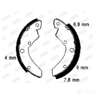 Барабанные тормозные колодки, комплект JURID LSMTT4 361194j 567477 36119 4