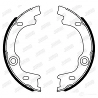 Тормозные колодки ручника, комплект