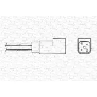 Лямбда-зонд MAGNETI MARELLI Ford Mondeo 1 (FD, GBP) Хэтчбек 2.5 i 24V 170 л.с. 1994 – 1996 460002139110 OZA700-EE3 1 35