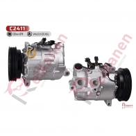 Компрессор кондиционера восстановленный Вольво (VOLVO) S80/V70/XC60/XC70 6cyl 06-10 REIKANEN 1441154134 E7MP A25 C2411