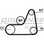 Поликлиновой ременный комплект ROULUNDS RUBBER Ford Focus 1 Седан 1.6 16V 100 л.с. 1999 – 2004 WLBI Z T8RH15 6K1042T2