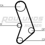 Ремень ГРМ ROULUNDS RUBBER 435 LA 075 ZZP 1054647 RR1001 435 LA 075 ZZP