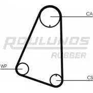 Ремень ГРМ ROULUNDS RUBBER 1054660 405 LA 075 RR1008 405 LA 075