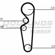 Комплект ремня ГРМ ROULUNDS RUBBER R R1202 RR1202K1 JKFFR10 Fiat Marea (185) 1 Седан 1.4 80 12V 80 л.с. 1996 – 2002