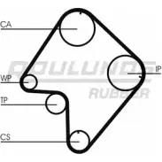 Ремень ГРМ ROULUNDS RUBBER RR1241 1055095 STD 1296 8000M 25 OQKRNMO