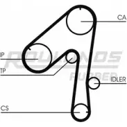 Ремень ГРМ ROULUNDS RUBBER 559 LAHR 118 559 LAHR 118 1055139 RR1273