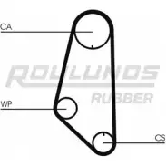 Ремень ГРМ ROULUNDS RUBBER STD 1064 8000M 19 Z6NQ9O5 Volkswagen Golf 3 (1H1) Хэтчбек 1.6 75 л.с. 1992 – 1997 RR1304