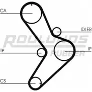 Комплект ремня ГРМ ROULUNDS RUBBER RR1 305 5W0PU 1055183 RR1305K1
