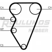 Ремень ГРМ ROULUNDS RUBBER RR1320 HTDA 1144 8000M 23 1055206 O9PHM