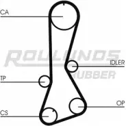 Комплект ремня ГРМ ROULUNDS RUBBER Toyota Corolla (E100) 7 Универсал RR133 0 2MIA4I RR1330K1