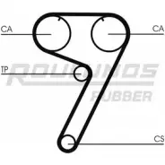 Ремень ГРМ ROULUNDS RUBBER 1055236 RR1346 8HA59 518 LA 071