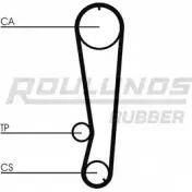 Комплект ремня ГРМ ROULUNDS RUBBER RR1410K1 DERLJ Suzuki Swift (HT, SF) 1 1991 – 2004 RR1 410