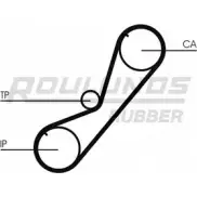 Ремень ГРМ ROULUNDS RUBBER WND9P RR1466 3E0 NN 1055382