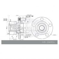 Ступица в сборе с подшипником KRAUF 78 XZ7YC 1440702568 WBK1069DU - Изображение 7