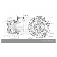 Ступица в сборе с подшипником KRAUF WBK1079DU 1440663905 M5 T2D - Изображение 7