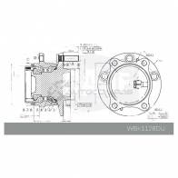 Ступица в сборе с подшипником KRAUF R2 W5M WBK1128DU 1440663939 - Изображение 6