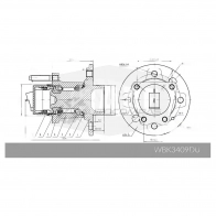 Ступица в сборе с подшипником KRAUF K2ENX 6E WBK3409DU 1440663956 - Изображение 6