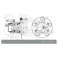Ступица в сборе с подшипником KRAUF WBK1112DU HBP6 0 1440663944 - Изображение 6