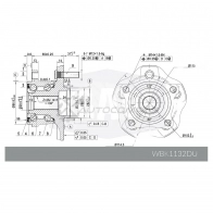 Ступица в сборе с подшипником KRAUF I CMW3C WBK1132DU 1440663938 - Изображение 7