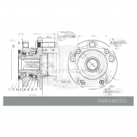 Ступица в сборе с подшипником KRAUF P0GS X WBK6885DU 1440702599 - Изображение 7