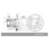 Ступица в сборе с подшипником KRAUF WBK6980DU NN7GN 80 1440663910 - Изображение 6