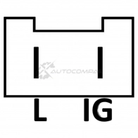 Щетки генератора с регулятором KRAUF PLQ CIG 1440977384 ARV1652UT - Изображение 3
