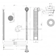 Радиатор печки, теплообменник KRAUF XS NOS 1440701984 KRH1025RR - Изображение 5