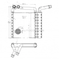 Радиатор печки, теплообменник KRAUF KRH1083RR 1440977743 0GJR U - Изображение 4