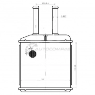 Радиатор печки, теплообменник KRAUF 2CC LGFZ 1440977745 KRH1090RR - Изображение 5
