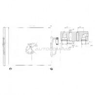 Радиатор кондиционера KRAUF J SE7J 1440701228 KRC1249RR - Изображение 6