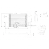 Радиатор кондиционера KRAUF 1440701242 X 4O4KMB KRC1284RR - Изображение 6