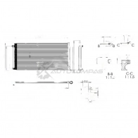 Радиатор кондиционера KRAUF 8XFR EF KRC1106RR 1440701176 - Изображение 6