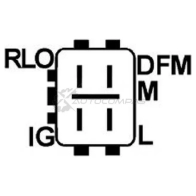 Генератор KRAUF ALN2180RN 899C3 1P 1440981789 - Изображение 3