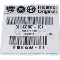 Оригинальное реле FIAT/ALFA/LANCIA 5K BXHR 23248523 11130787 - Изображение 3