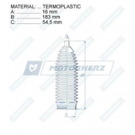 Пыльник рулевой рейки MOTORHERZ RDZ0099MG 1440602448 44S CP - Изображение 2