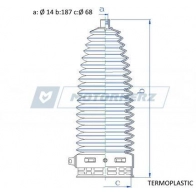 Пыльник рулевой рейки MOTORHERZ RDZ0134MG 1440602458 ANVJ 5M - Изображение 2