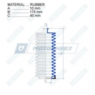 Пыльник рулевой рейки MOTORHERZ RDZ0141MG 1440602460 TJ FVMO - Изображение 2