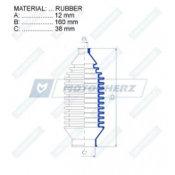 Пыльник рулевой рейки MOTORHERZ Z9W ES RDZ0171MG 1440602476 - Изображение 2