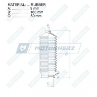 Пыльник рулевой рейки MOTORHERZ RDZ0258MG 6 KZI4 1440602524 - Изображение 2